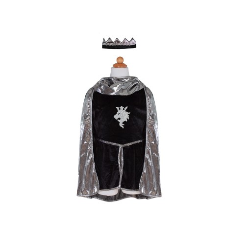 Great Pretenders Στολή Ιππότης με Ασημί Χιτώνα, Κάπα και Κορώνα 7-8 (61967)