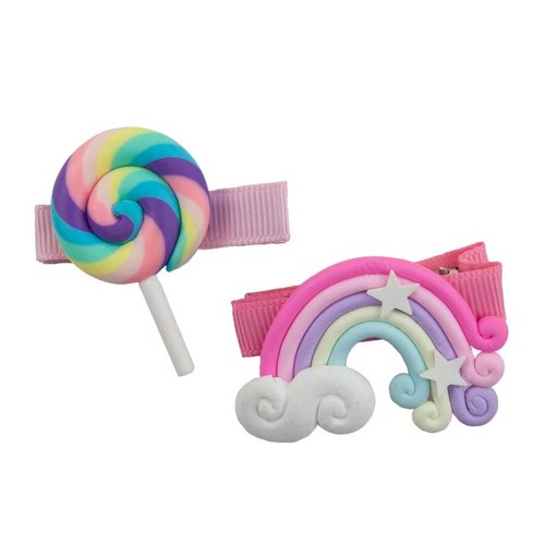 Great Pretenders Κλιπς Μαλλιών Lollipop Rainbow (88073)