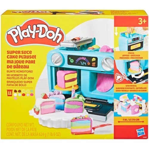 Play Doh Super Slice Cake Play Set (G0497)