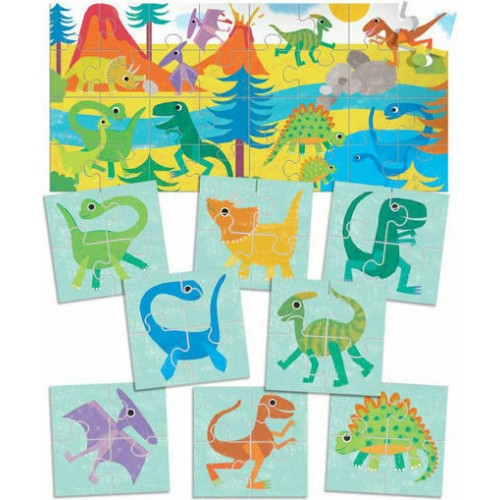 Headu Puzzle 8+1 Δεινόσαυροι (EL26289)