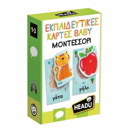 Headu Εκπαιδευτικές Κάρτες Baby Montessori (EL55720)