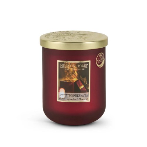 Heart and Home Κερί Μεσαίο Χριστουγεννιάτικη Μαγεία 110g (C01200424)