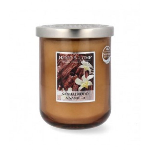 Heart and Home Κερί Μεσαίο Σανταλόξυλα και Βανίλια 110g (276960312) Heart and Home Κερί Μεσαίο Σανταλόξυλα και Βανίλια 110g (276960312)