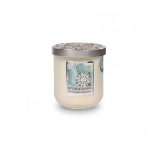 Heart and Home  Κερί Μεσαίο Φωτεινές Χιονονιφάδες 110g (C01200427)