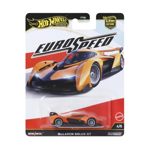 Hot Wheels Premium Car Culture : Euro Speed - McLaren Solus GT Vehicle (JBK78)
