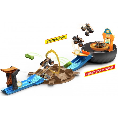 Hot Wheels Monster Trucks Πίστα Σούπερ Ρόδα (GVK48)