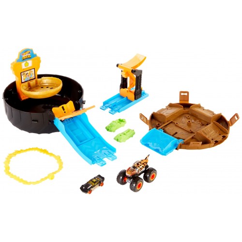 Hot Wheels Monster Trucks Πίστα Σούπερ Ρόδα (GVK48)