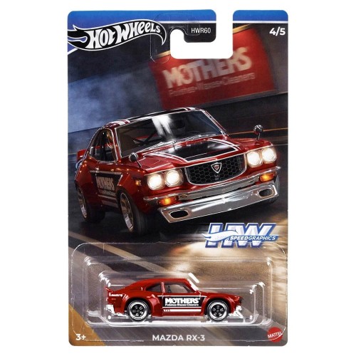 Mattel Hot Wheels Speed Graphics: Mazda RX-3 (HWR60/HRT07)