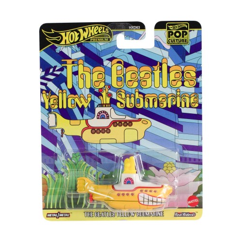 Mattel Hot Wheels Premium Pop Culture: The Beatles Yellow Sumbarine (HXD63/JBL74)