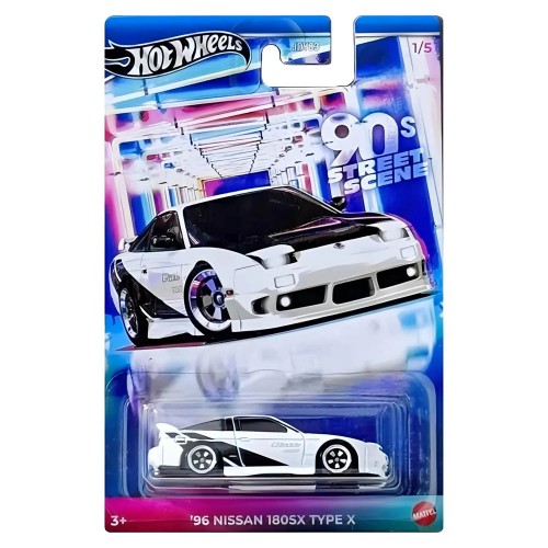 Mattel Hot Wheels 90's Street Scene: '96 Nissan 180SX Type X (JDY83/JCB57)