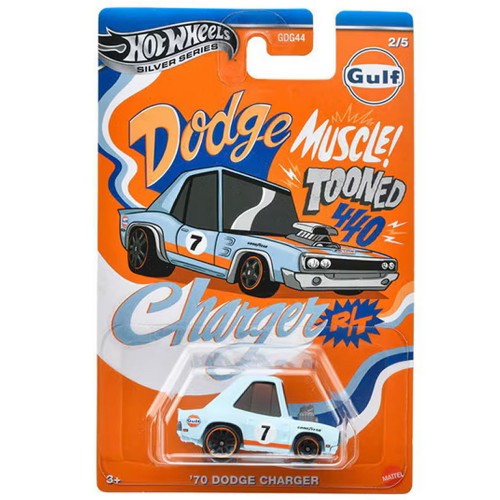 Mattel Hot Wheels Silver Series: Gulf '70 Dodge Charger (JDY84/JCB63)