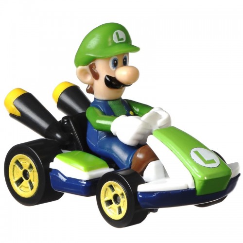 Hot Wheels Αυτοκινητάκια Mario Kart Luigi (GLP37/GBG25)