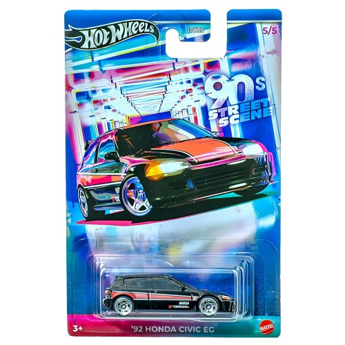 Mattel Hot Wheels 90's Street Scene: '92 Honda Civic EG (JDY83/JCB56)