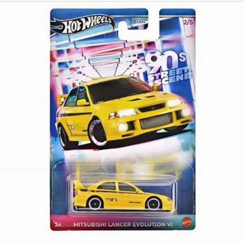 Mattel Hot Wheels 90's Street Scene: Mitsubishi Lancer Evolution (JDY83/JCB58)
