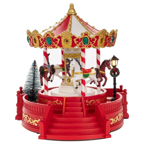 Χριστουγεννιάτικο Καρουζέλ με Φως και Κίνηση Μπαταρίας (90743) Χριστουγεννιάτικο Καρουζέλ με Φως και Κίνηση Μπαταρίας (90743)
