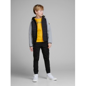 Jack and Jones Junior Παντελόνι Cargo Black (12151646)