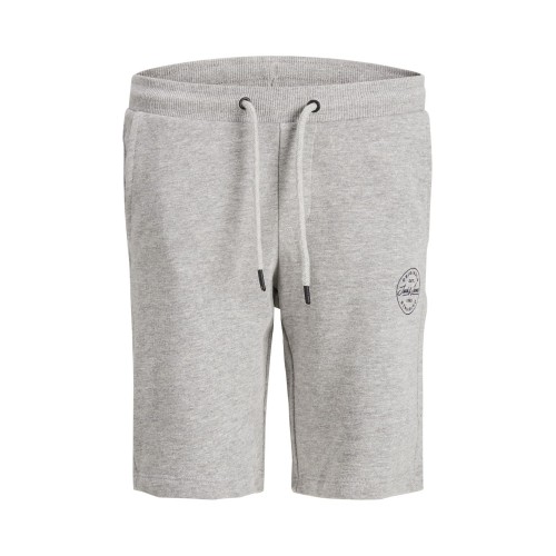 Jack and Jones Junior Βερμούδα Βαμβακερή Light Grey Melange (12165944)