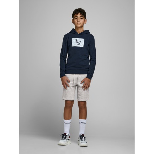 Jack and Jones Junior Βερμούδα Βαμβακερή Light Grey Melange (12165944)