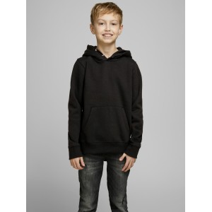 Jack and Jones Junior Φούτερ Hood Black (12169791)