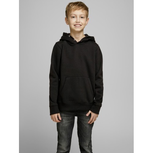 Jack and Jones Junior Φούτερ Hood Black (12169791)