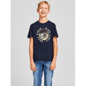 Jack and Jones Junior T-Shirt Pirate Skull Navy Blazer (12200812)