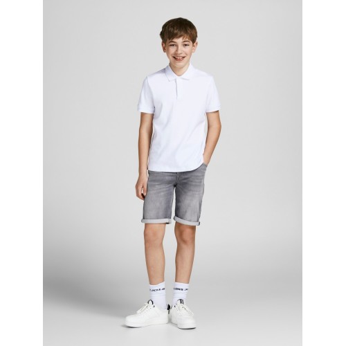 Jack and Jones Junior Βερμούδα Jean Γκρι Ανοιχτό (12205908)