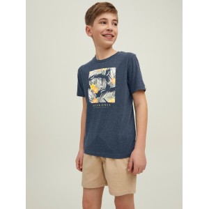 Jack and Jones Junior T-Shirt Jorvenice Branding Navy Blazer (12210054)