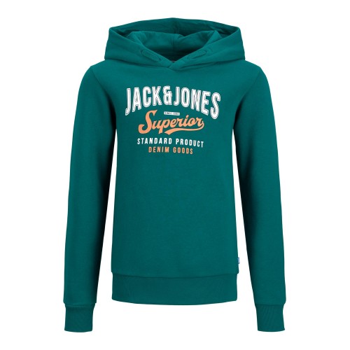 Jack and Jones Junior Φούτερ Hooded Logo Storm (12212287)