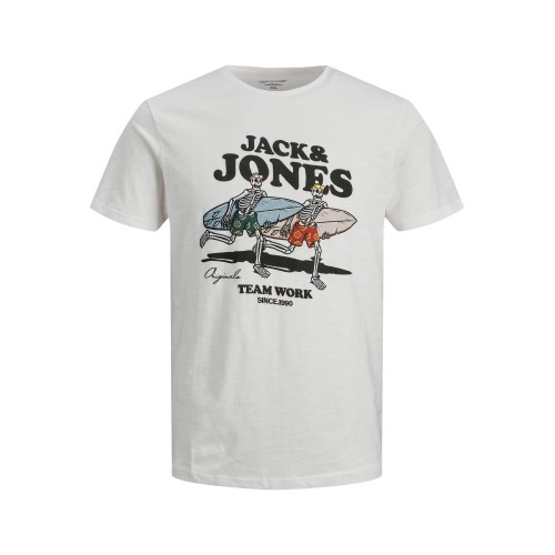 Jack and Jones Junior T-Shirt Jorvenice Bones Cloud Dancer (12212512)
