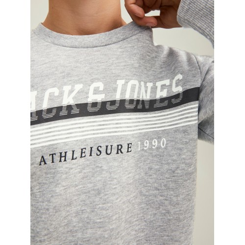 Jack and Jones Junior Φούτερ Light Grey Melange (12213282)