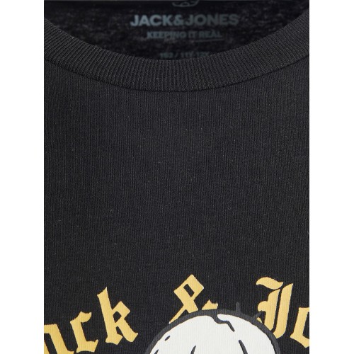 Jack and Jones Junior T-Shirt Skull Black (12213337)