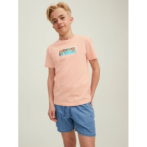 Jack and Jones Junior T-Shirt Jortbooster Coral Pink (12213624)