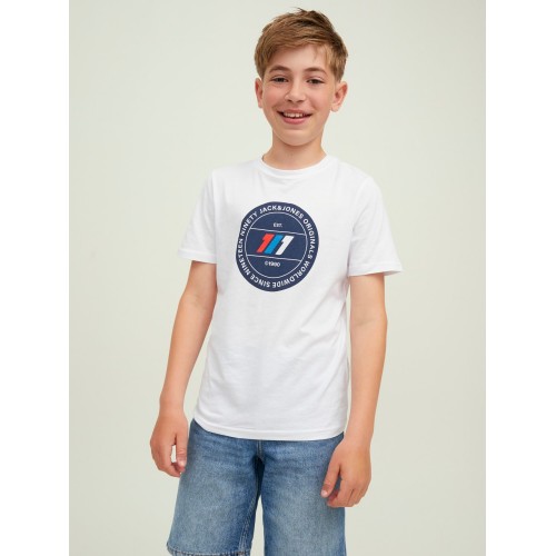 Jack and Jones Junior T-Shirt Logo Bright White (12216508)