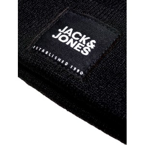 Jack and Jones Junior Σκουφάκι Μαύρο (12217921)