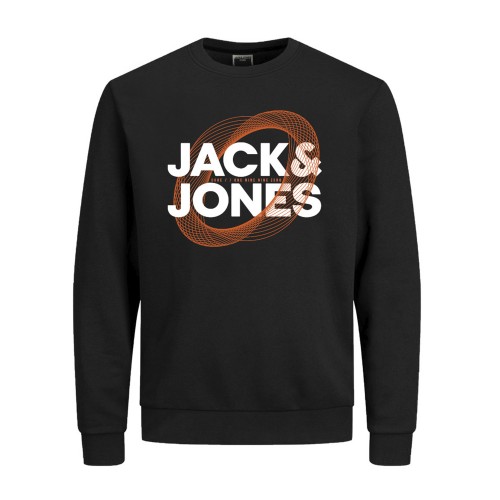 Jack and Jones Junior Φούτερ Μαύρο (12226492)
