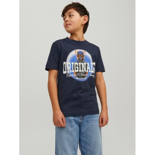 Jack and Jones Junior T-Shirt Dog Navy Blazer (12230747)