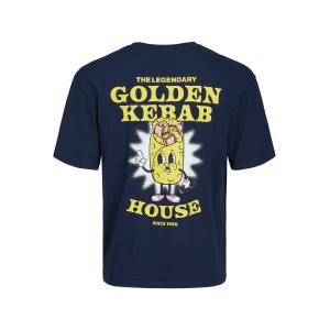 Jack and Jones Junior T-Shirt Golden Kebab Navy Blazer (12237939)
