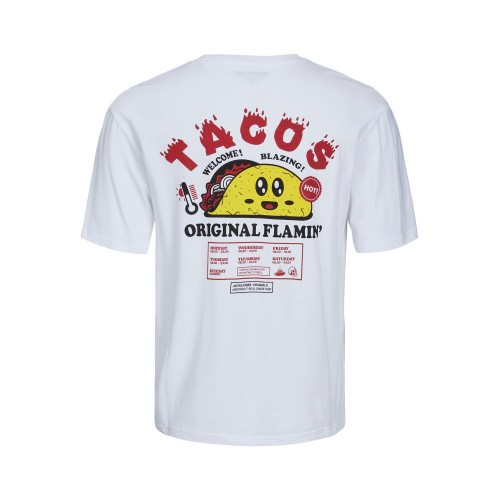 Jack and Jones Junior T-Shirt Tacos White (12237939)