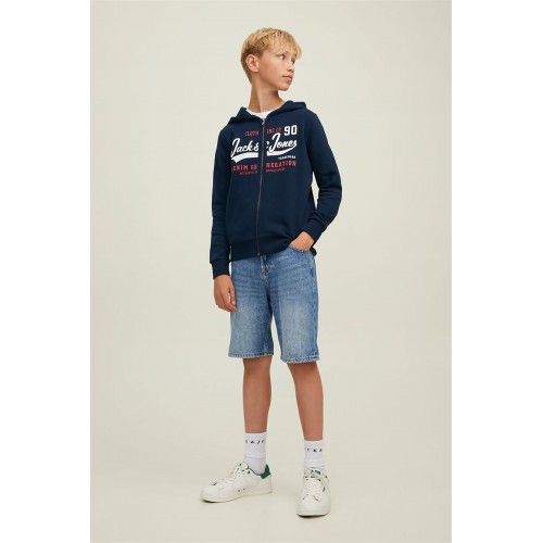 Jack and Jones Junior Φούτερ Φερμουάρ Navy Blazer (12218049)