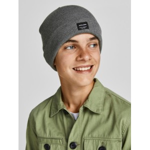 Jack and Jones Junior Σκούφος Γκρι (12160311)