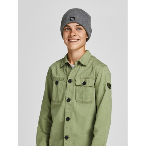 Jack and Jones Junior Σκούφος Γκρι (12160311)