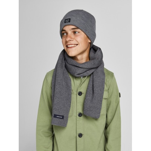 Jack and Jones Junior Κασκόλ Μαύρο (12160353)