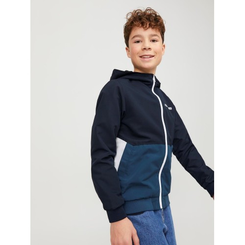 Jack and Jones Junior Μπουφάν English Blue White Blocking (12200453)