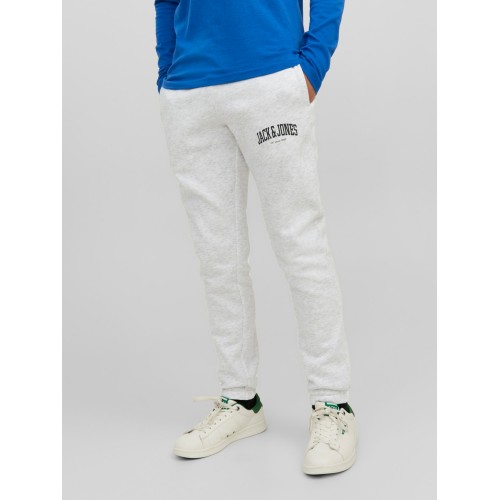 Jack and Jones Junior Παντελόνι Φούτερ White Melange (12237403)