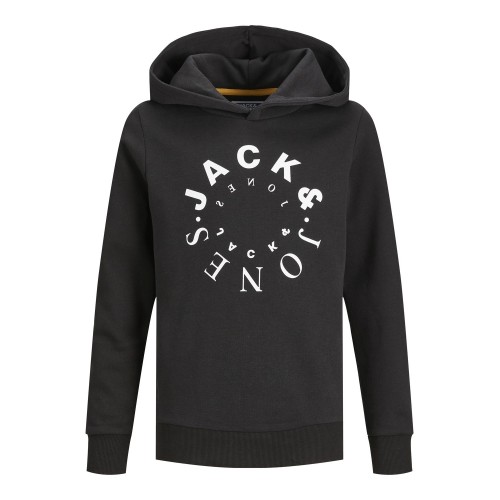 Jack and Jones Junior Φούτερ Logo Black (12243441)