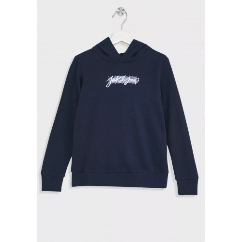 Jack and Jones Junior Φούτερ Hood Youth Logo Navy Blazer (12247850)