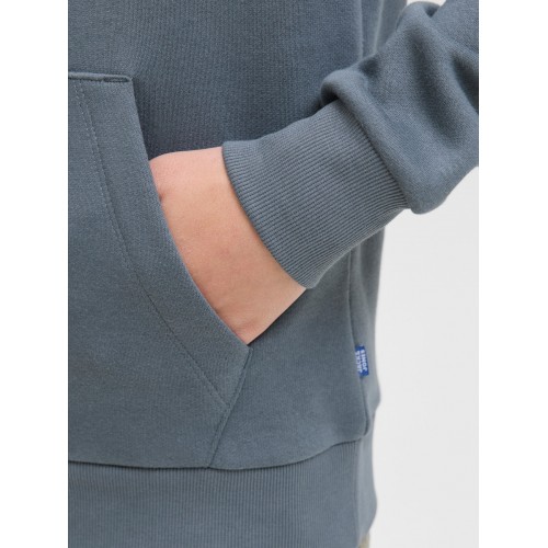 Jack and Jones Μπλούζα Φούτερ Hooded Stormy Weather (12279744)