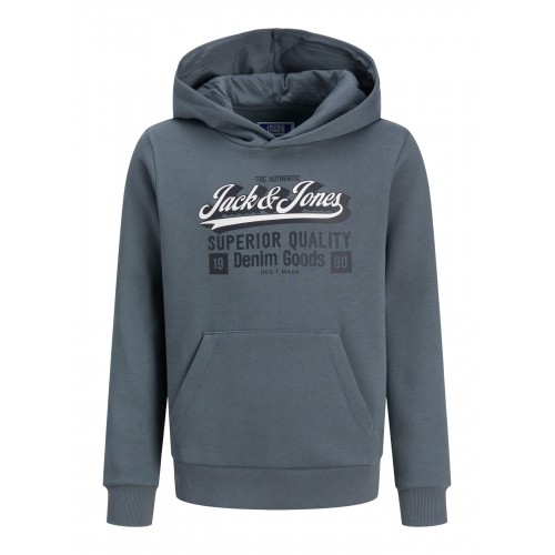 Jack and Jones Μπλούζα Φούτερ Hooded Stormy Weather (12279744)