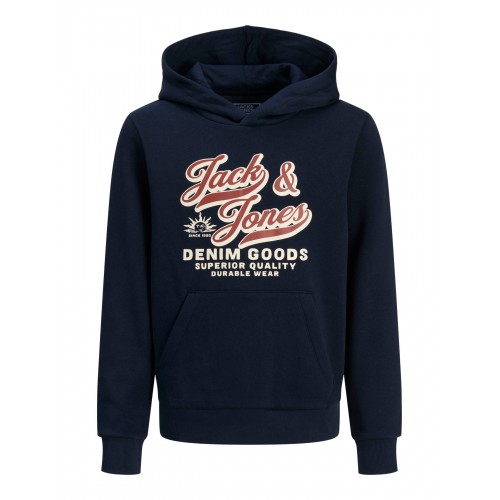 Jack and Jones Μπλούζα Φούτερ Hooded Sky Captain (12279744)