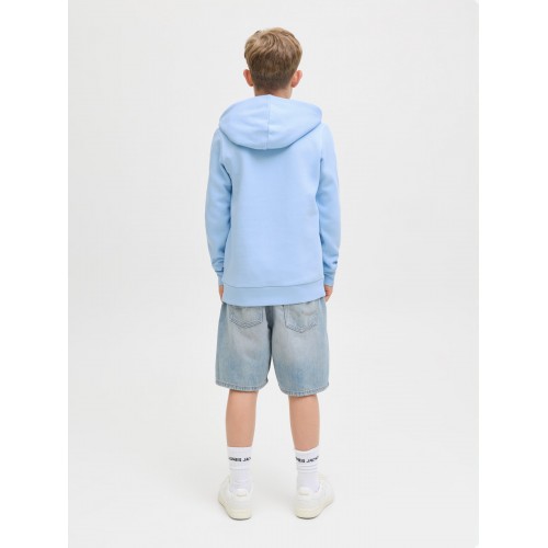 Jack and Jones Μπλούζα Φούτερ Hooded Chambray Blue (12279744)